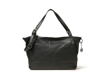 Melluso Borsa a Spalla Morbida in Pelle Nera BOR993-245464