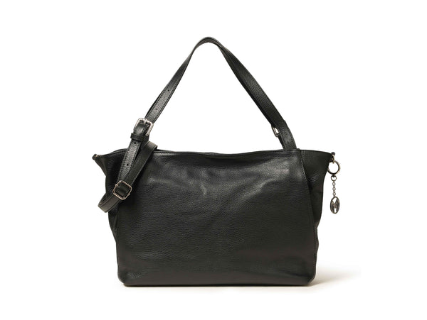 Melluso Borsa a Spalla Morbida in Pelle Nera BOR993-245464