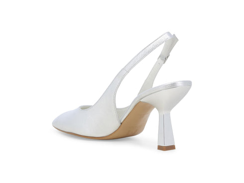 Melluso Décolleté Pelle Argento - Dettaglio tacco D192Q-255983