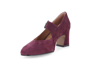 Melluso Décolleté Camoscio Bordeaux - Dettaglio punta X5228-262124