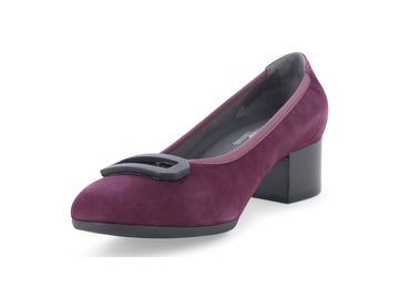 Melluso Décolleté Camoscio Bordeaux - Dettaglio punta X5318Q-264938