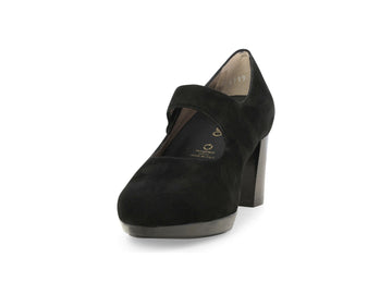 Melluso Décolleté Camoscio Nero - Dettaglio punta D5153Q-264973