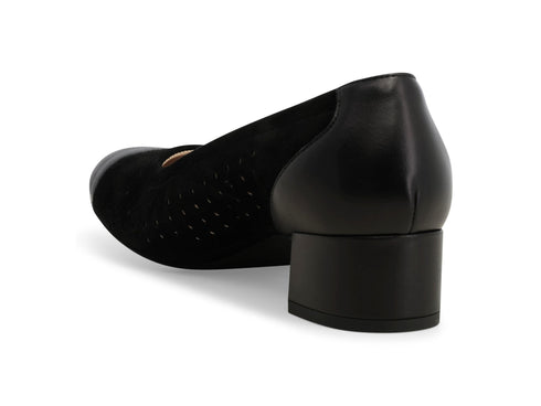 Melluso Décolleté Pelle Nero - Dettaglio tacco N411Q-257116