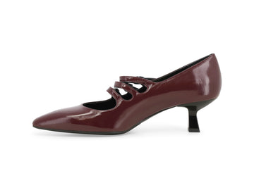 Melluso Décolleté Pelle Bordeaux - Dettaglio laterale E5201Q-264376