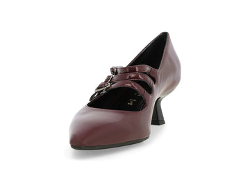 Melluso Décolleté Pelle Bordeaux - Dettaglio punta E5201Q-264376