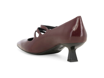 Melluso Décolleté Pelle Bordeaux - Dettaglio tacco E5201Q-264376