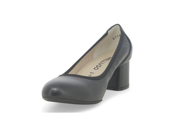 Melluso Décolleté Pelle Nero - Dettaglio punta D100Q-265543
