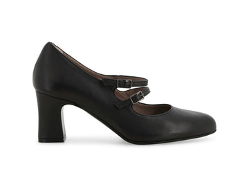 Melluso Décolleté Donna in Pelle Nera con Fibbia X5214Q-264972