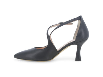 Melluso Décolleté Pelle Nero - Dettaglio laterale E1631Q-257109