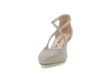 Melluso Décolleté Tessuto Oro - Dettaglio punta E1631Q-257384