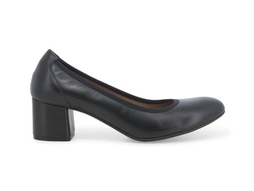 Melluso Décolleté Tacco Comodo Tomaia Pelle Liscia Nera D5096W-239877