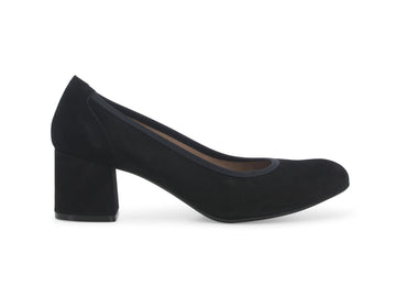 Melluso Décolleté Pianta Comoda Tomaia Pelle Scamosciata Nera D5096W-239947