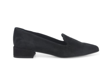 Melluso Ballerine Accollate a Punta Tomaia Camoscio Nero V5327D-229262