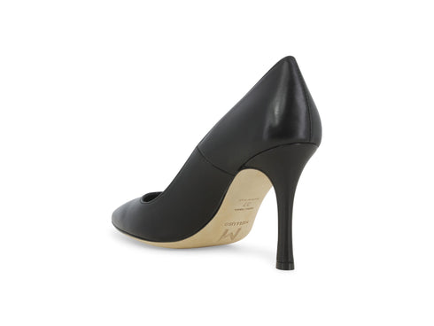 Melluso Décolleté Pelle Nero - Dettaglio tacco D189Q-256973