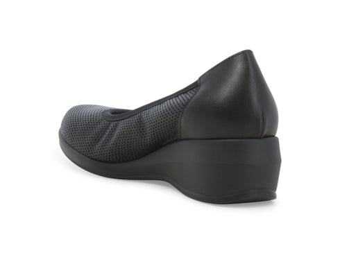 Melluso DƩcolletƩ Pelle Nero - Dettaglio tacco R30611Q-260671