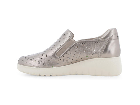 Melluso Mocassini Pelle Oro - Dettaglio laterale K55483-257195