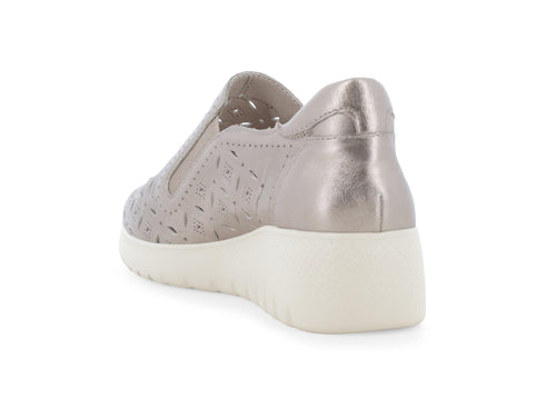 Melluso Mocassini Pelle Oro - Dettaglio tacco K55483-257195