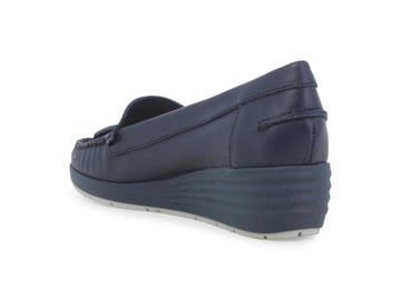 Melluso Mocassino Pelle Blu - Dettaglio tacco 01027Q-255301