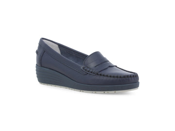Melluso Mocassino Donna Blu comode - 01028Q-257952