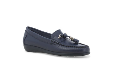 Melluso Mocassino Donna Blu comode - 01087Q-257735