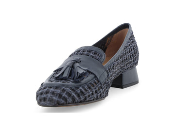 Melluso Mocassino Pelle Blu - Dettaglio punta V112-255872