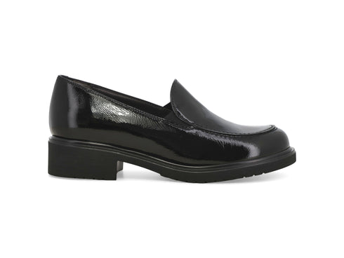 Melluso Mocassino Donna Nero in Vernice con Suola Carrarmato R35511Z-249997