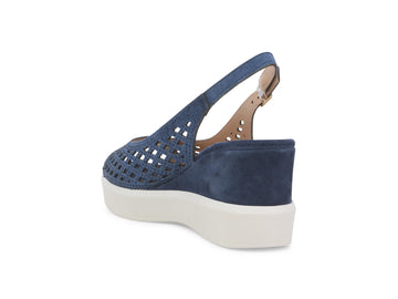 Melluso Sandalo Camoscio Blu - Dettaglio tacco R80555Q-259056
