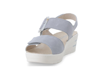 Melluso Sandalo Nabuk Grigio - Dettaglio punta 019227Q-255896