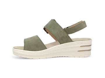 Melluso Sandalo Nabuk Verde - Dettaglio laterale 019227Q-257583