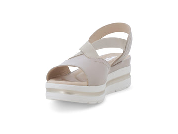 Melluso Sandalo Pelle Beige - Dettaglio punta 019243Q-258963