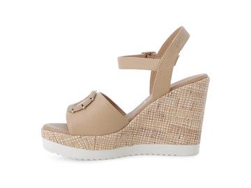 Melluso Sandalo Pelle Beige - Dettaglio laterale 031000-260166