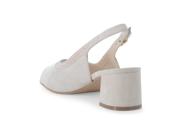 Melluso Sandalo Pelle Beige - Dettaglio tacco S633Q-260838