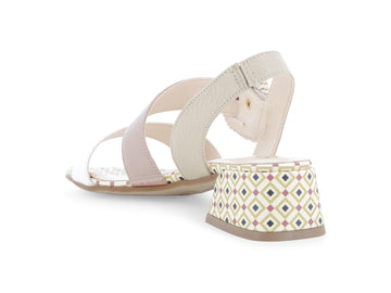 Melluso Sandalo Pelle Bianco - Dettaglio tacco K35572-256397
