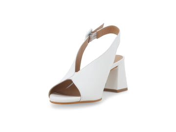 Melluso Sandalo Pelle Bianco - Dettaglio punta N622Q-255776