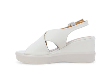 Melluso Sandalo Pelle Bianco - Dettaglio laterale R80548Q-259141