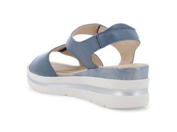 Melluso Sandalo Pelle Blu - Dettaglio tacco 019185Q-258946