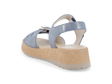 Melluso Sandalo Pelle Blu - Dettaglio tacco 019287-255910
