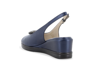 Melluso Sandalo Pelle Blu - Dettaglio tacco R80342Q-256294