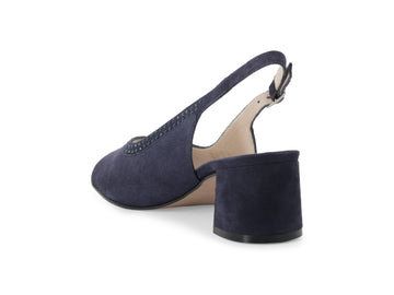 Melluso Sandalo Pelle Blu - Dettaglio tacco S633Q-260836