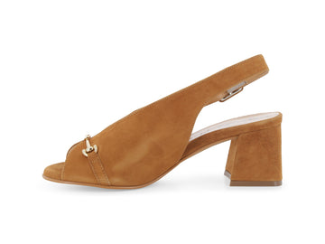 Melluso Sandalo Pelle Marrone - Dettaglio laterale N647Q-261012
