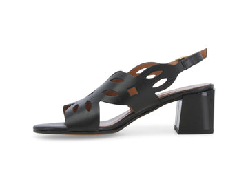 Melluso Sandalo Pelle Nero - Dettaglio laterale K35507Q-256416