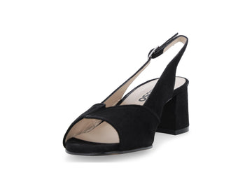 Melluso Sandalo Pelle Nero - Dettaglio punta S634Q-257951