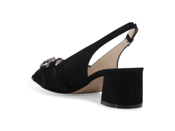 Melluso Sandalo Pelle Nero - Dettaglio tacco S641Q-256203
