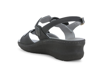 Melluso Sandalo Sintetico Nero - Dettaglio tacco K95232Q-261101