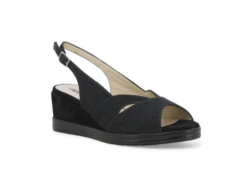 Melluso Sandalo Donna Nero comode - R80339Q-256292
