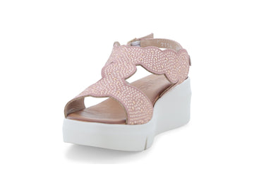 Melluso Sandalo Tessuto Rosa - Dettaglio punta R80440Q-259052