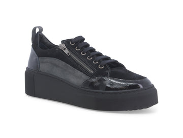 Melluso Women's Leather Suede Winter Lace-Up Shoes