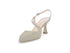 Melluso Slingback Tessuto Oro - Dettaglio punta E1634Q-256995