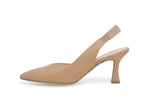 Melluso Slingback Pelle Beige - Dettaglio laterale D168Q-257690