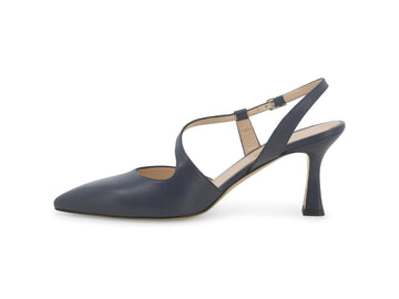 Melluso Slingback Pelle Blu - Dettaglio laterale E1634Q-257677